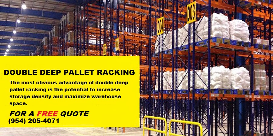 Double Deep Pallet Racking For Sale